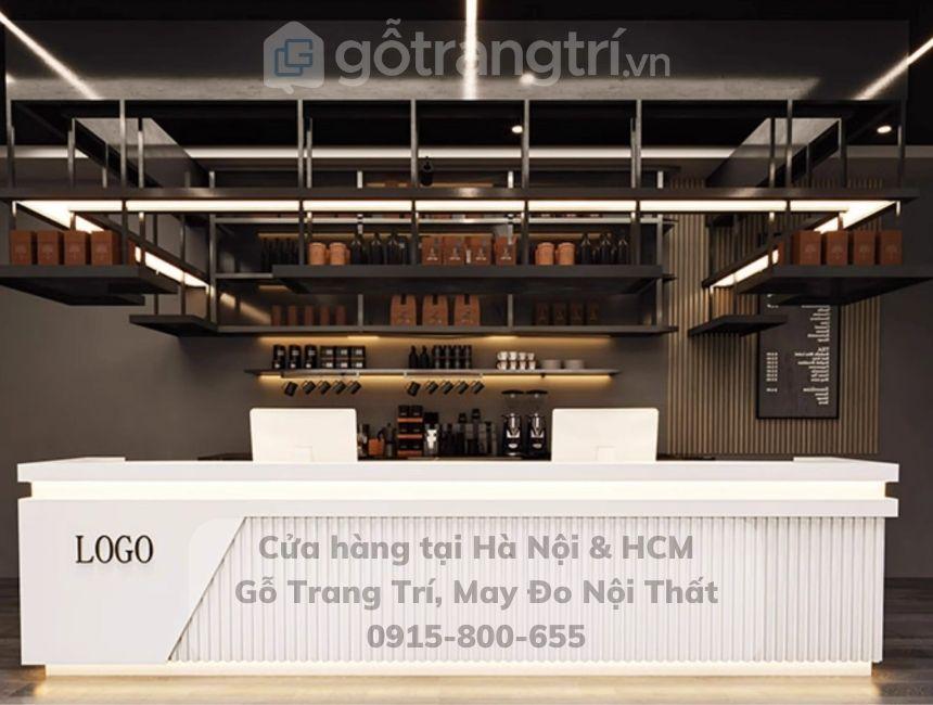 Bàn quầy bar đẹp, quầy cà phê, trà sữa GHS-41968