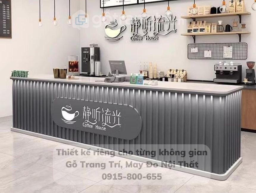 Quầy bar cà phê đẹp thanh lịch GHS-41969