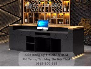 Quầy bar gỗ công nghiệp đẹp hiện đại (8)