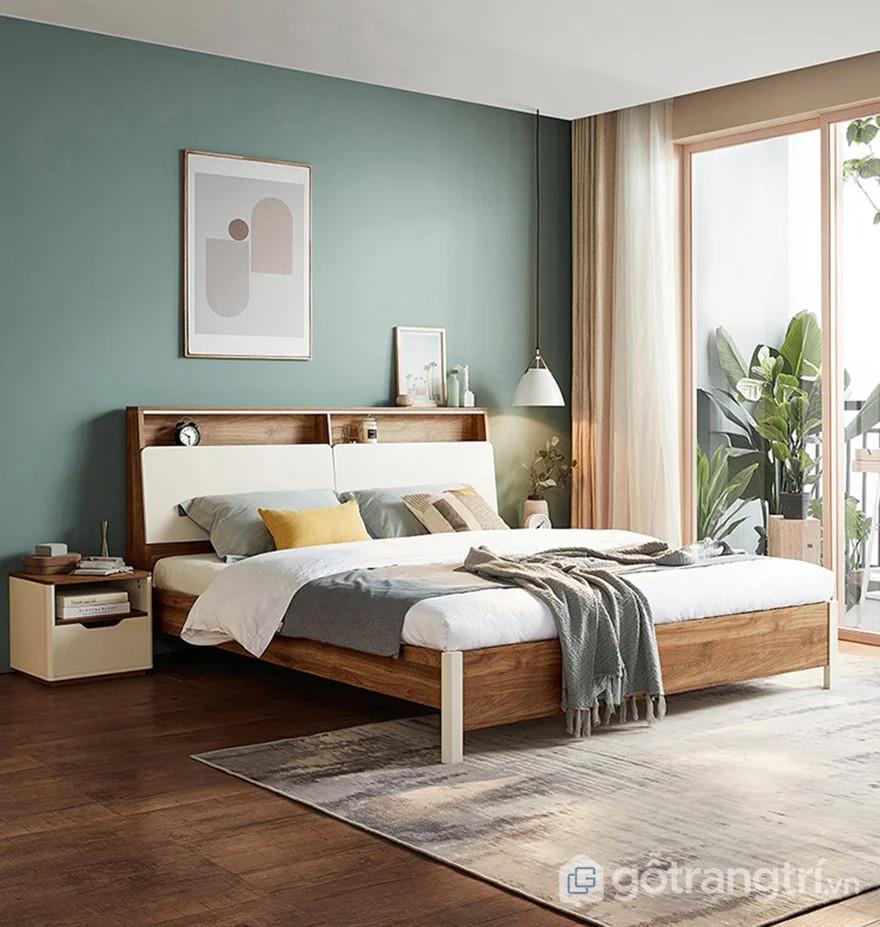 giường ngủ gỗ mdf lõi xanh