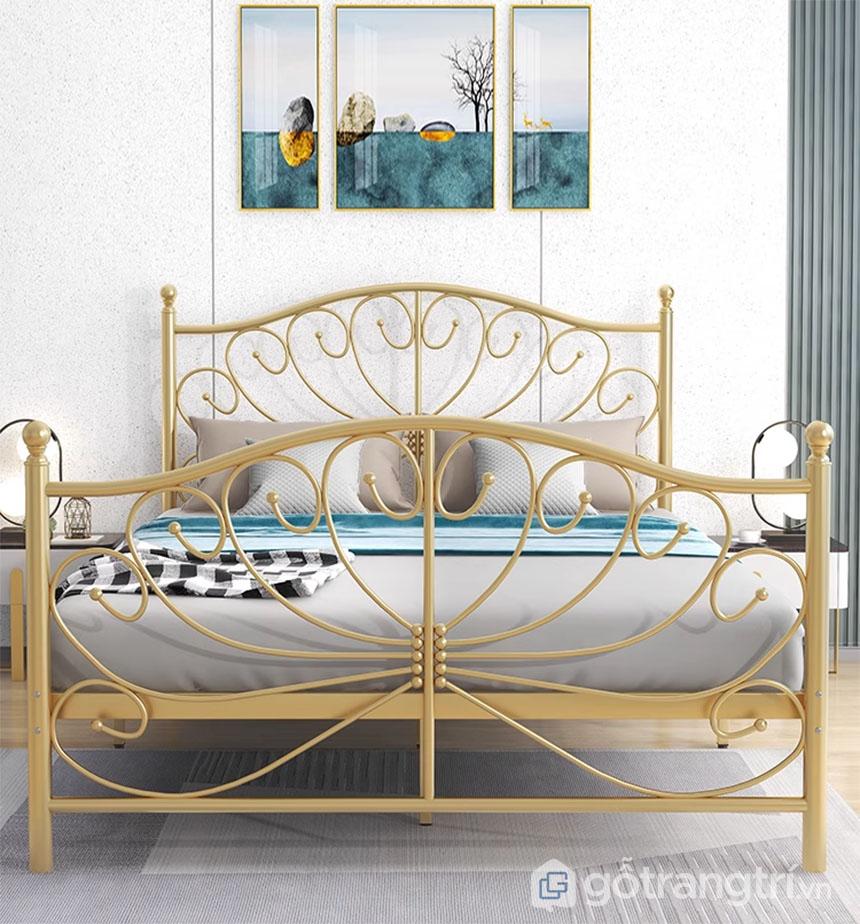giường sắt nghệ thuật