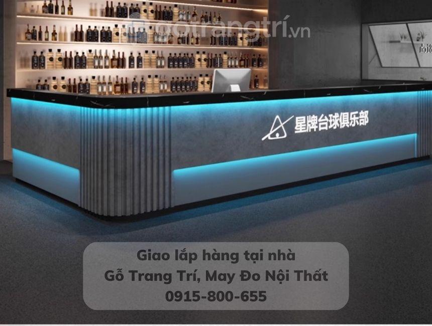 Mẫu bàn quầy bar kích thước lớn GHS-41979