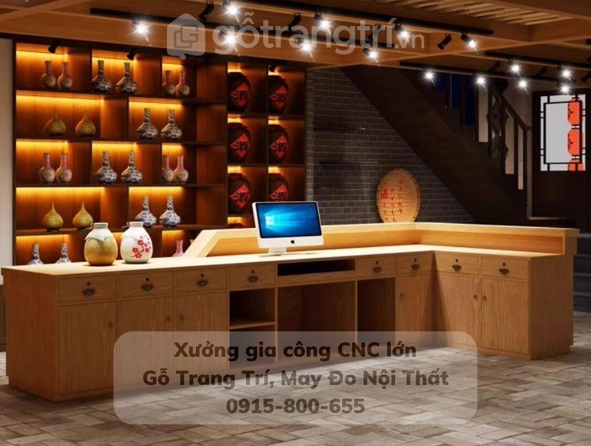 mẫu kệ quầy bar đẹp