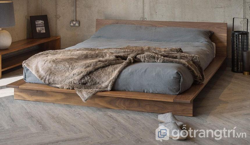 Phản giường gỗ