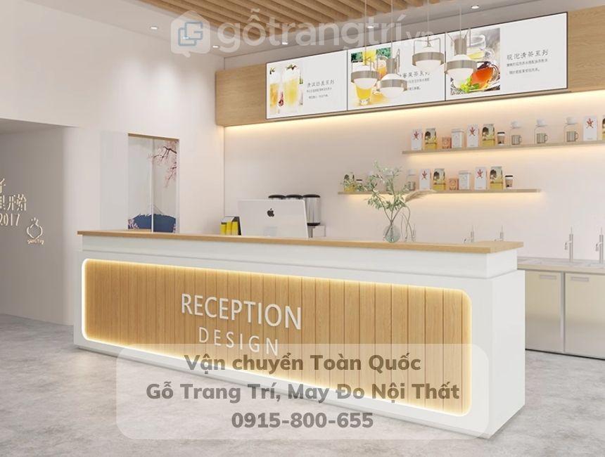 quầy bar pha chế trà sữa