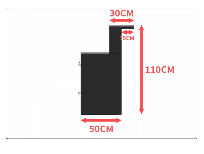 Kích thước quầy gỗ đẹp sang trọng