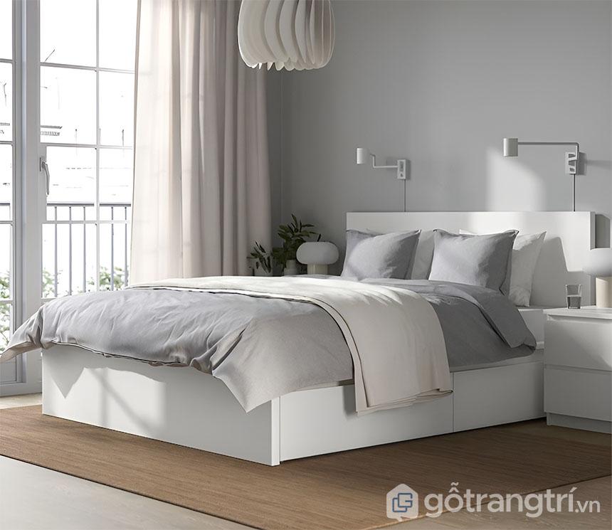 giường ngủ gỗ mdf melamine