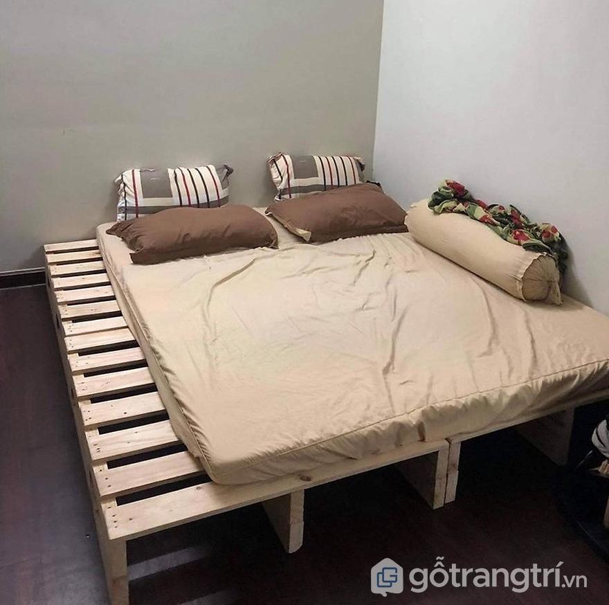 giường pallet gỗ giá rẻ