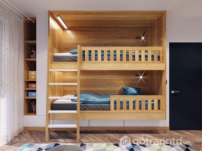 thiết kế giường tầng