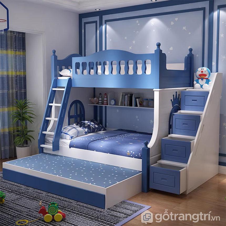 thiết kế giường tầng cho bé