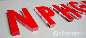 logo 3D mica 2 lớp dán bệt 1