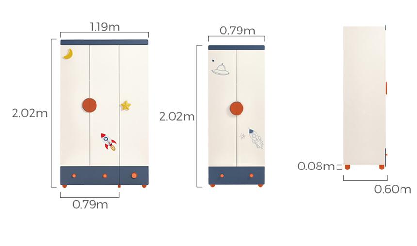 tủ đựng quần áo cho trẻ
