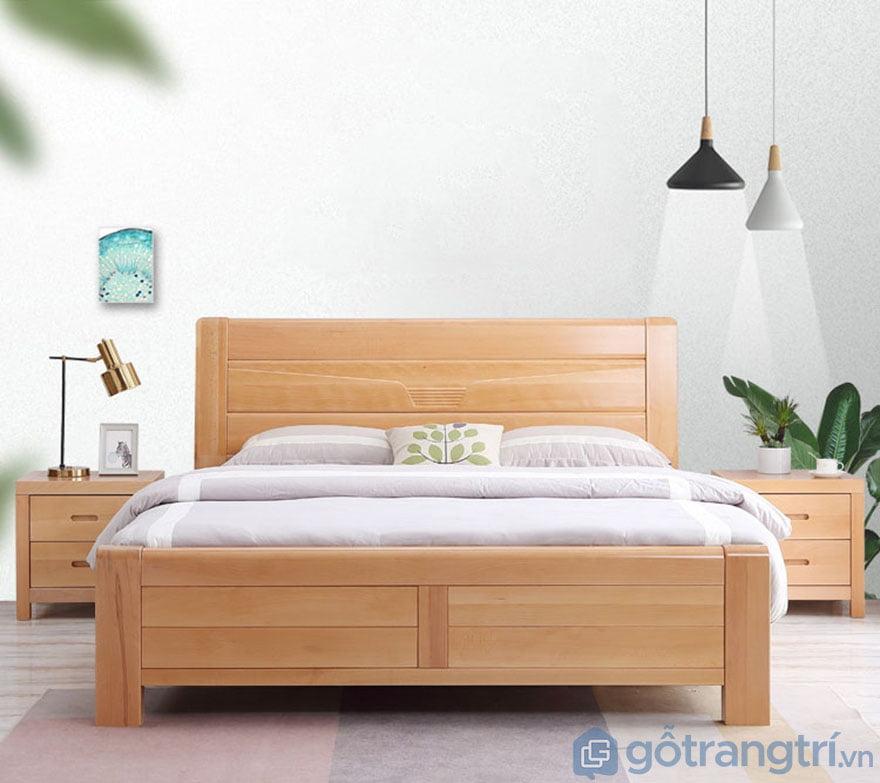 các mẫu giường gỗ đẹp hiện đại