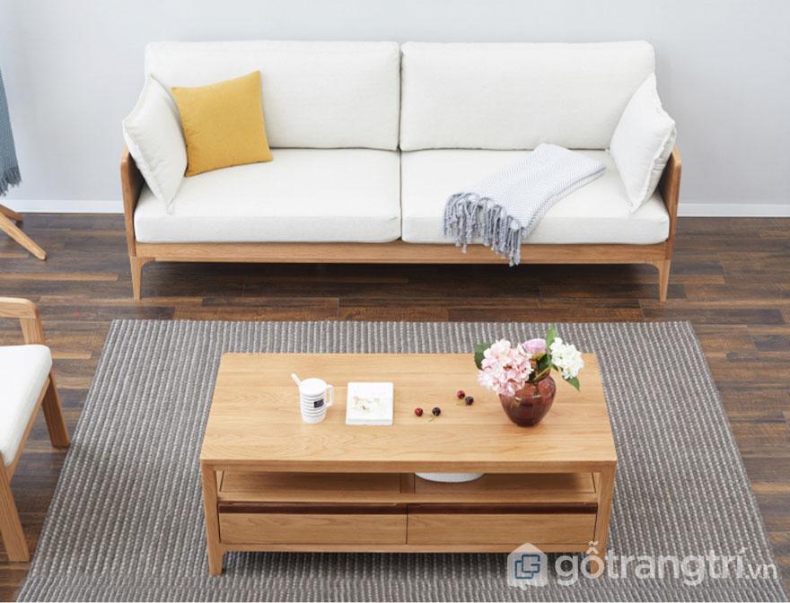 Sofa gỗ sồi Nga