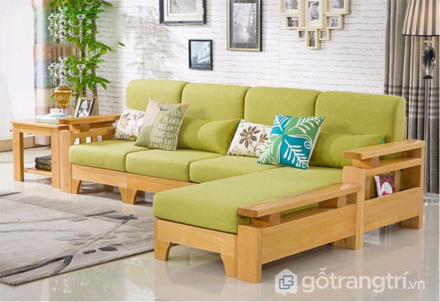 sofa gỗ sồi