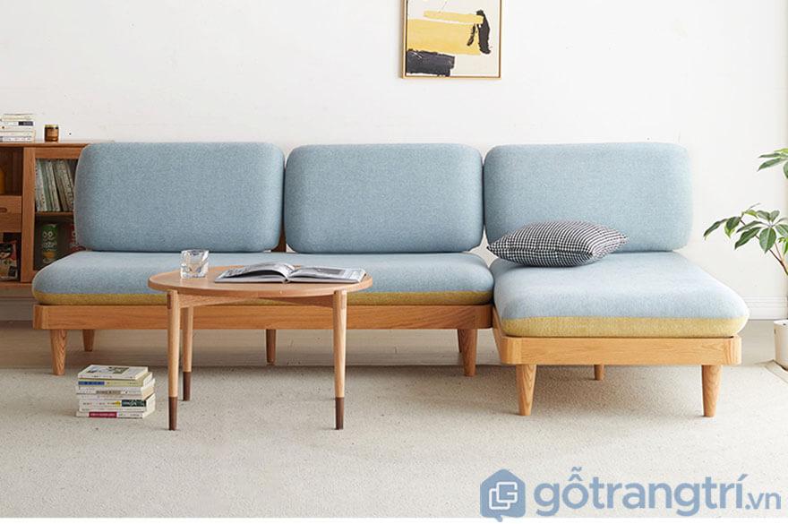 sofa gỗ sồi