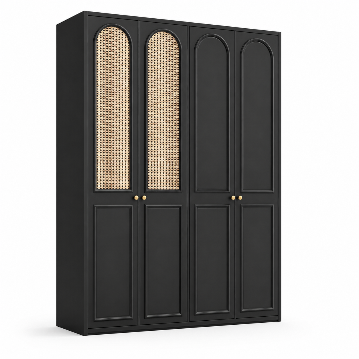 Tủ quần áo 4 cánh gỗ thiết kế sang trọng, hiện đại GHS-52188