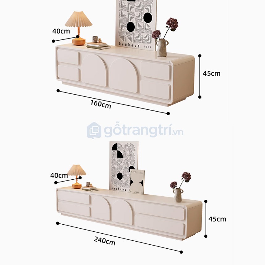 Kệ tivi cao cấp GHS-3619 tùy chỉnh kích thước