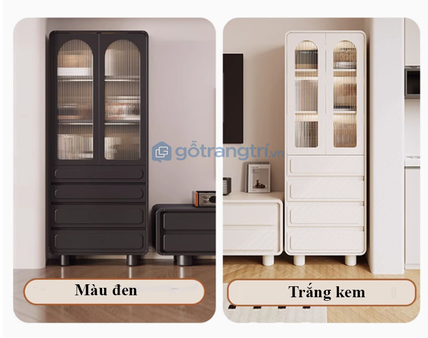 Mẫu tủ để đồ phòng khách hiện đại GHS-3631 tùy chỉnh màu sắc