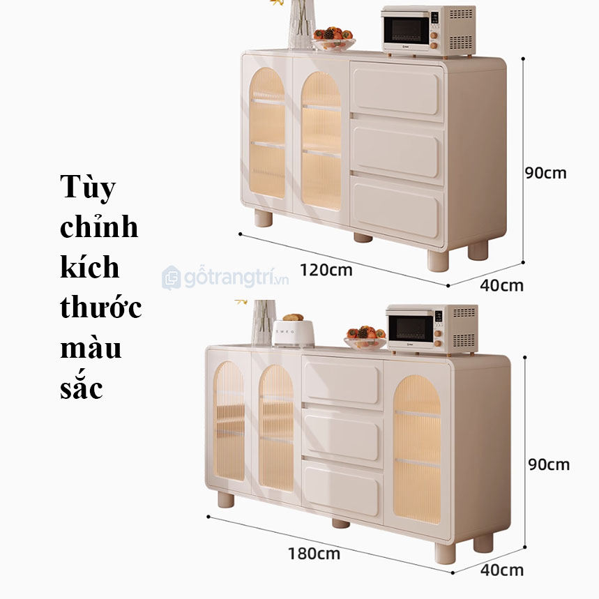 Tủ trang trí nhà bếp GHS-3640 tùy chỉnh kích thước