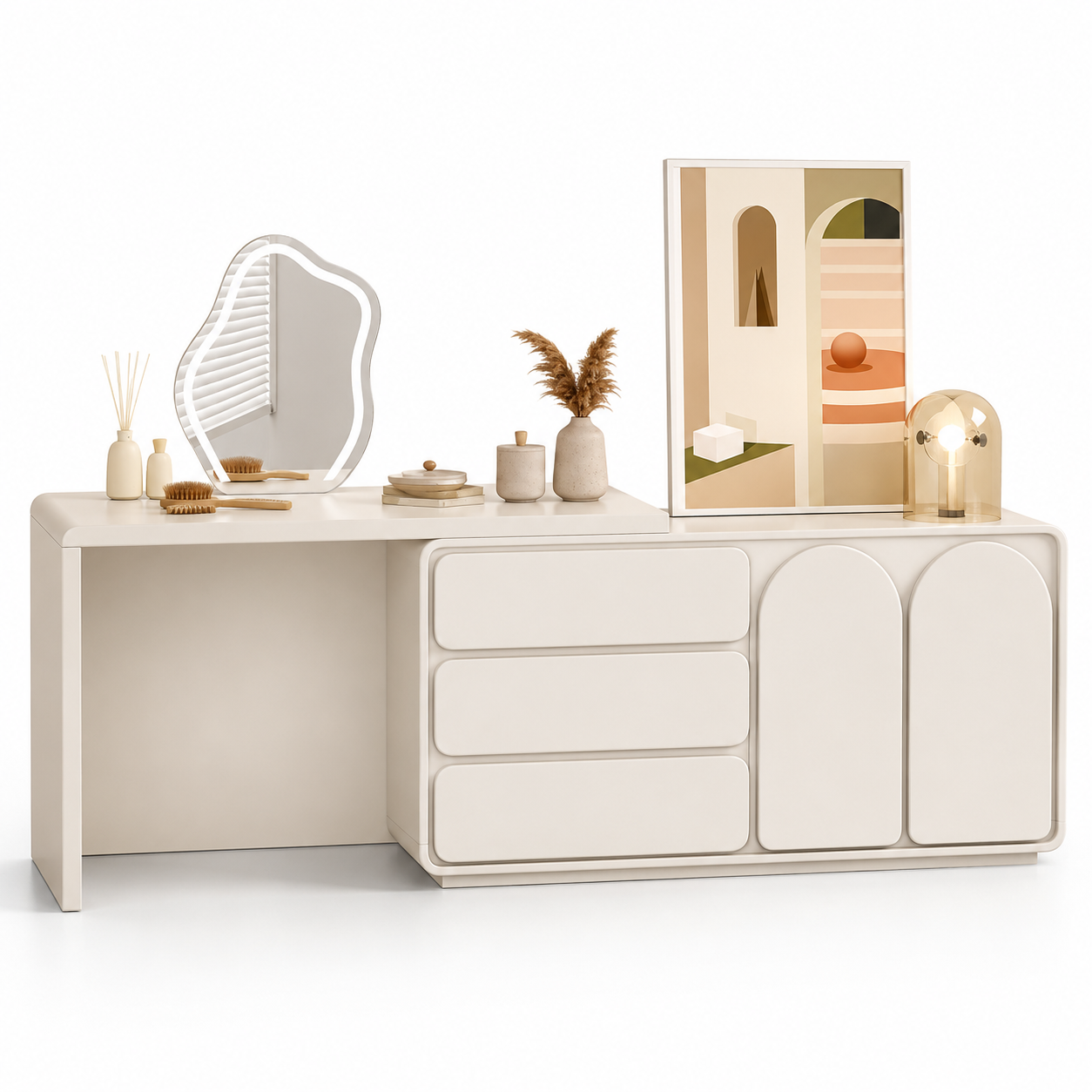 Bàn trang điểm makeup thiết kế hiện đại GHS-42085