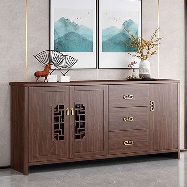 Tủ bếp tối giản gỗ công nghiệp MDF GHS-52576