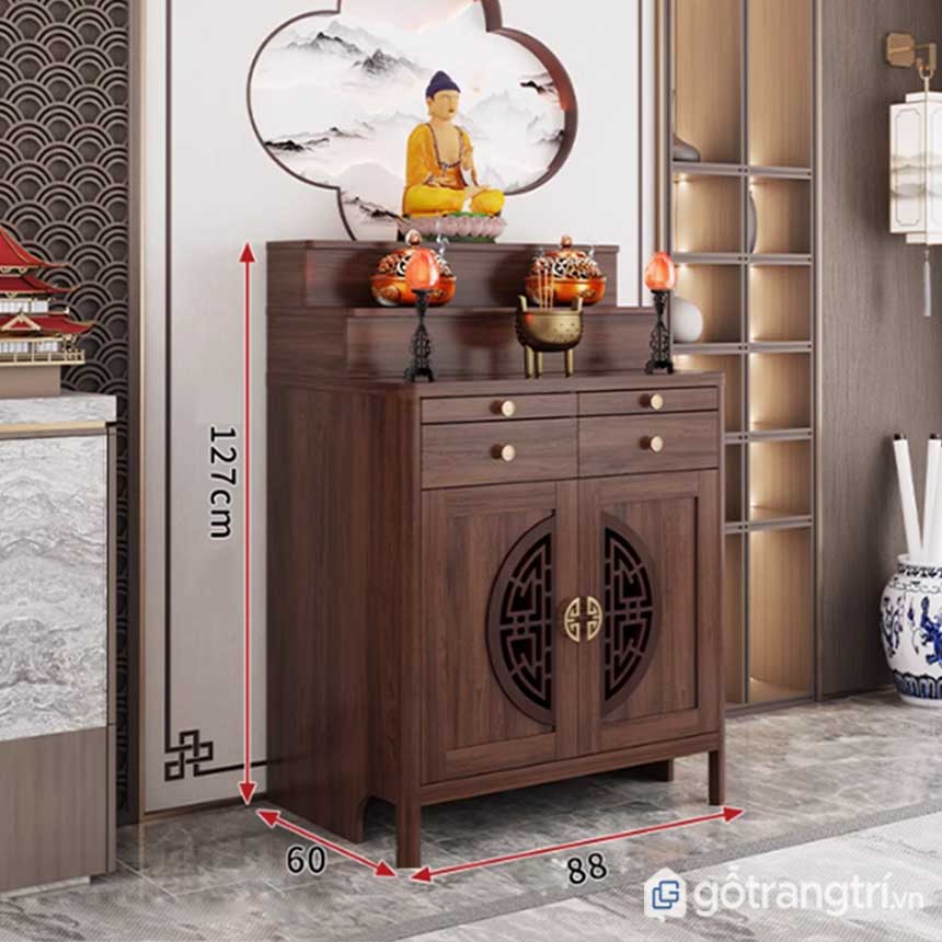 Tủ thờ tam cấp GHS-52569 mẫu A