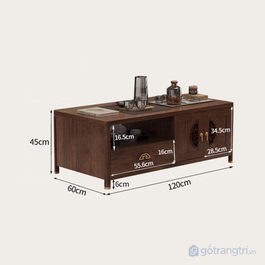 Bàn trà GHS-3648 mẫu D