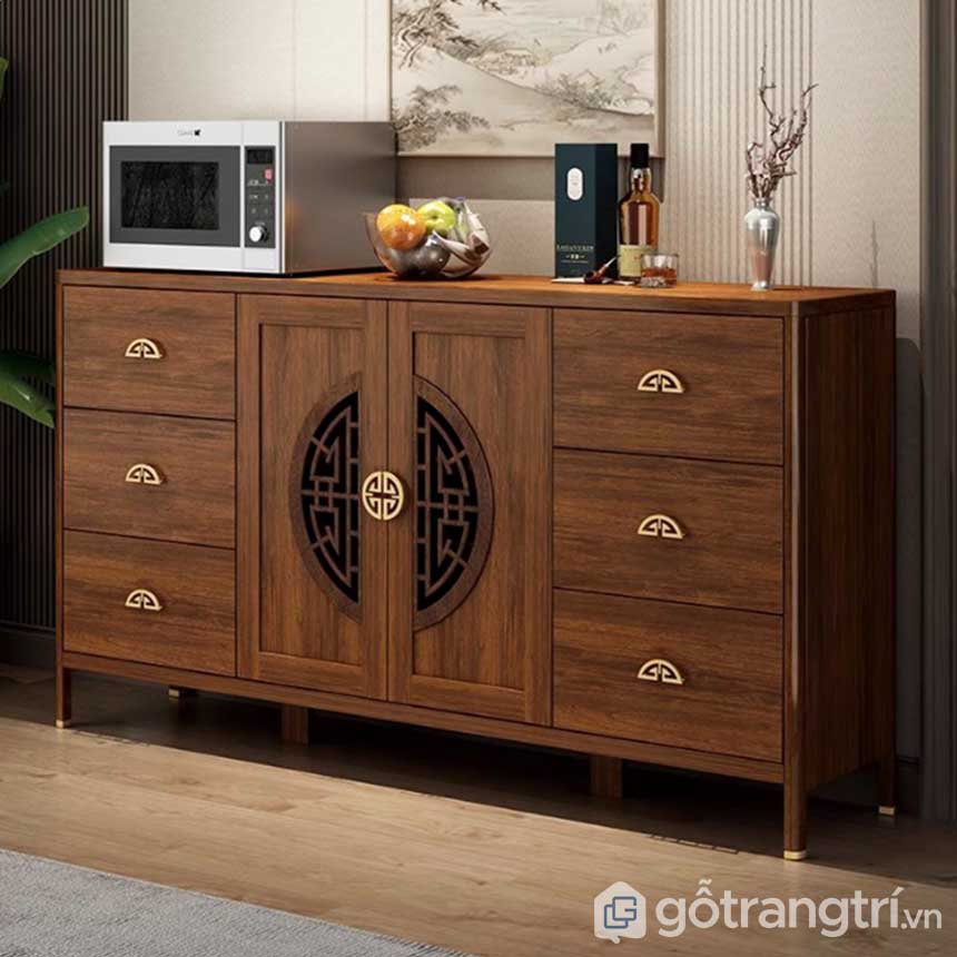 Mẫu chạn bát đẹp gỗ MDF lõi xanh