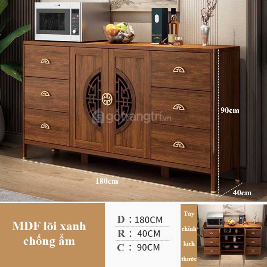 Kích thước mẫu chạn bát đẹp GHS-52593