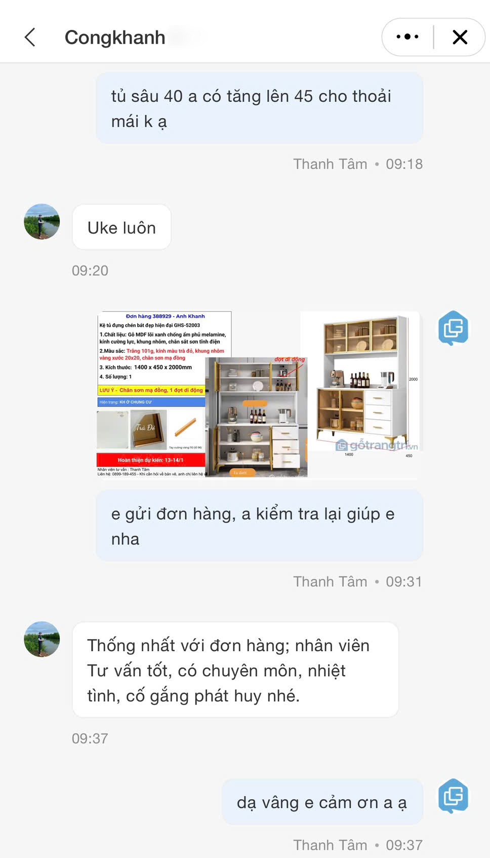 feedback của khách hàng 2