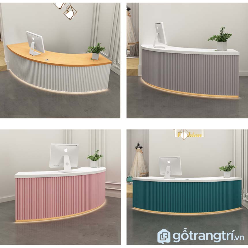Thiết kế quầy lễ tân spa hiện đại GHS-41878