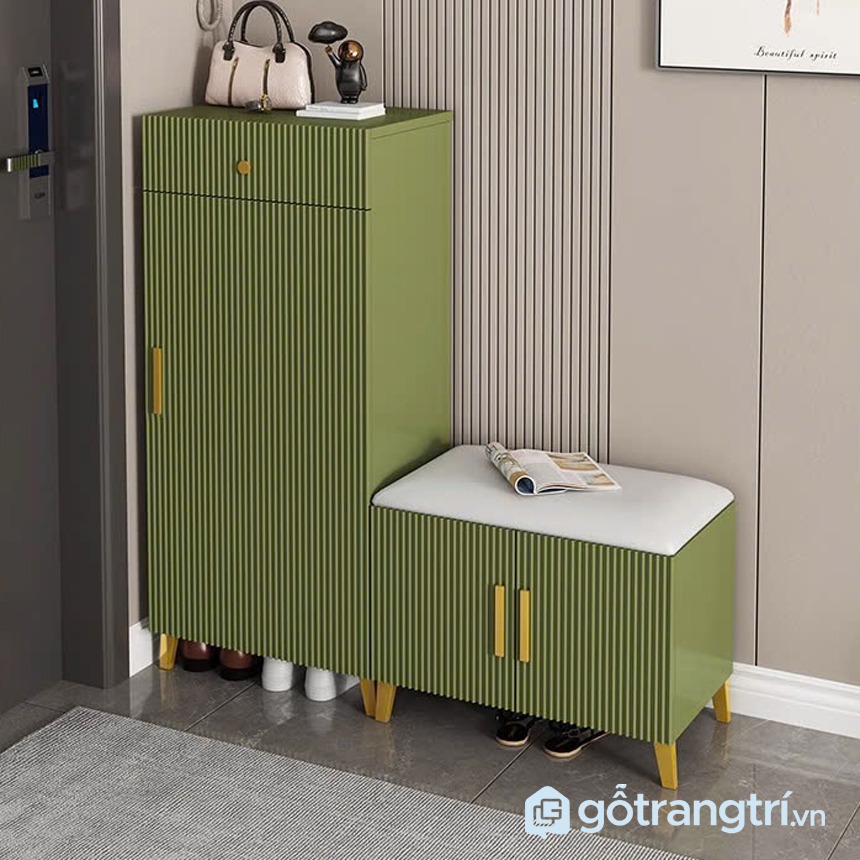 Tủ giầy kèm ghế ngồi thiết kế hiện đại, đa năng GHS-52606