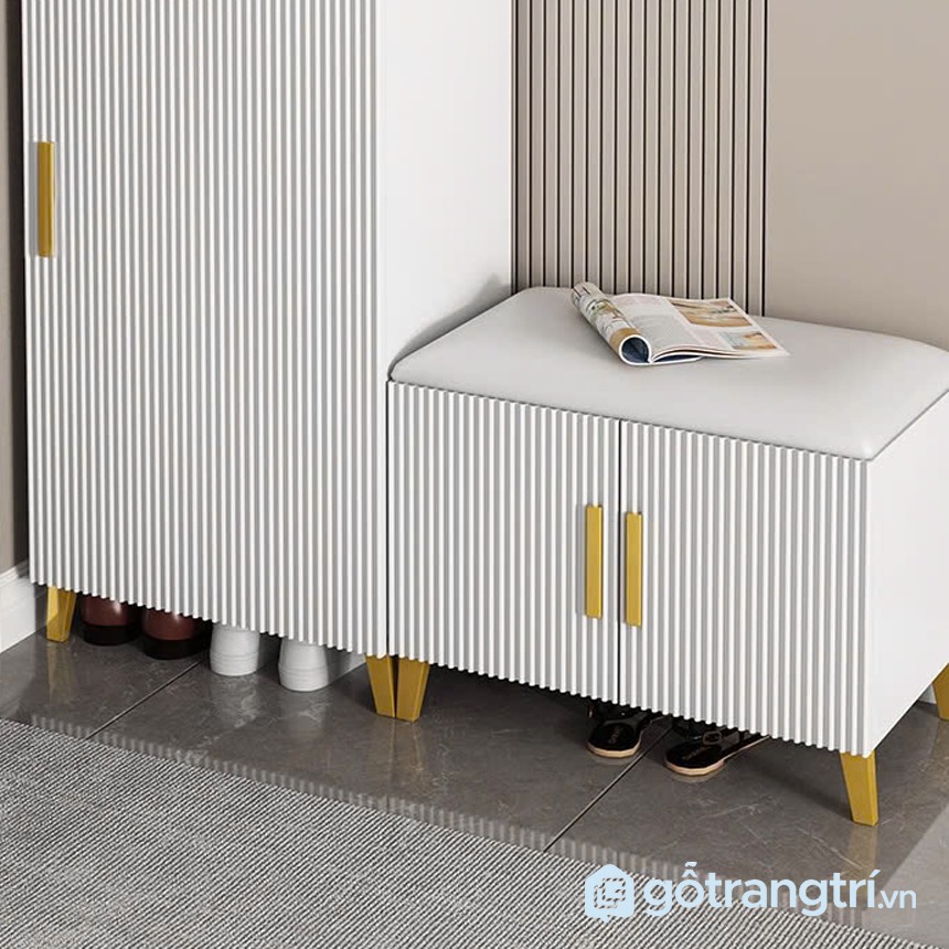 Tủ giầy kèm ghế ngồi thiết kế hiện đại, đa năng GHS-52606