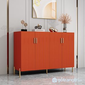 avar tủ trang trí tân cổ điển tay nắm vàng
