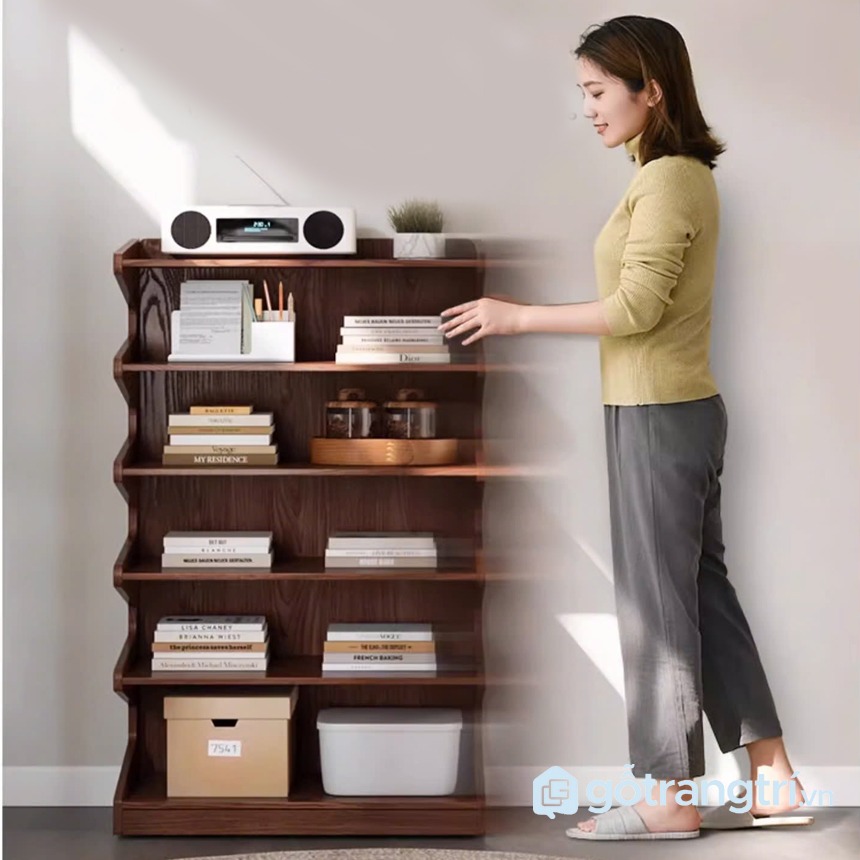 Kệ sách gỗ nhiều tầng