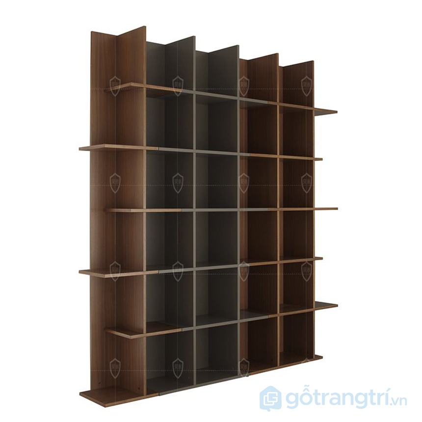 Kệ sách vách ngăn phòng khách hiện đại thiết kế độc đáo GHS-2638