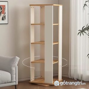 1 kệ sách xoay thông minh
