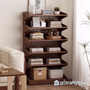 2 Kệ sách gỗ nhiều tầng