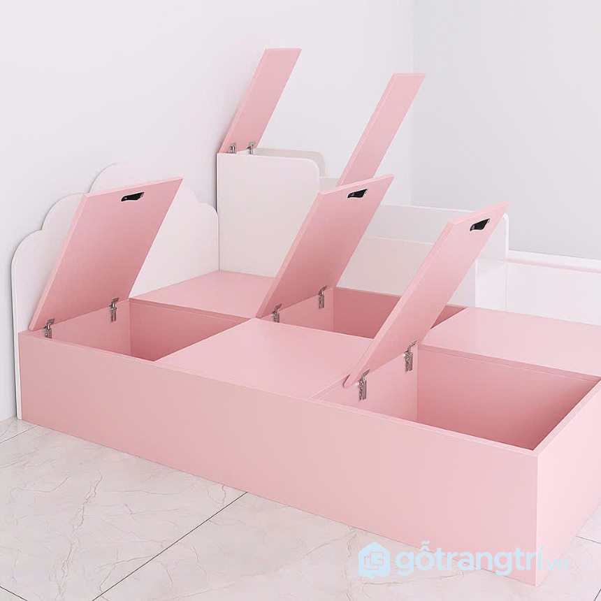 Giường đôi cho bé thiết kế tiện lợi GHS-9668