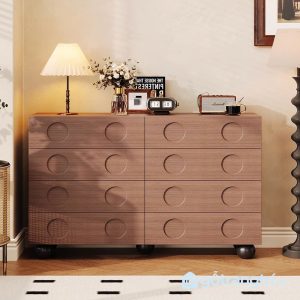 2 tủ gỗ phong cách retro