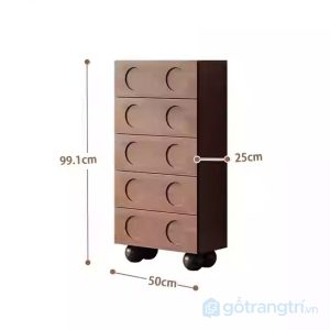 3 tủ gỗ phong cách retro