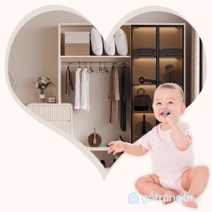3 tủ quần áo hiện đại bo cạnh