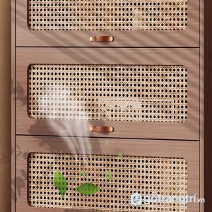 3 tủ sách cửa kính gỗ