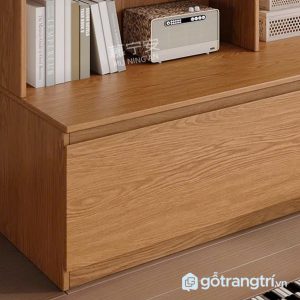 4 kệ gỗ để sách và đồ decor