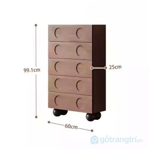 4 tủ gỗ phong cách retro