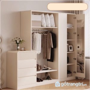 4 tủ quần áo hiện đại bo cạnh