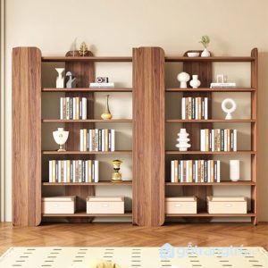 5 kệ sách gỗ công nghiệp chia ô