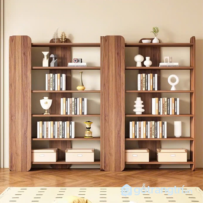 Kệ sách gỗ công nghiệp chia ô GHS-2665