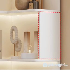 5 kệ sách góc tường hiện đại